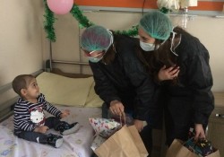 Yeni Yıl Öncesi Okmeydanı Hastanesi'ndeki Miniklerimizi Ziyaret Ettik