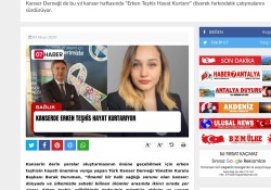 1-7 Nisan Ulusal Kanser Haftası Basın yansıması - 2024