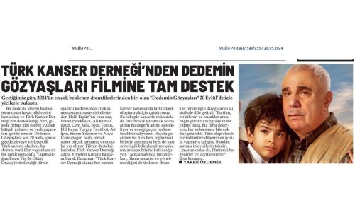 Dedemin Göz Yaşları Filmi Lösemili Çocuklara Umut Olacak