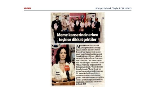 Meme Kanserine Karşı Farkındalık “Olmaz Olmaz Deme Hiç”