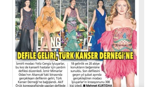 İzmir'li Modacı Yeliz Cengiz'den Anlamlı Defile 2019