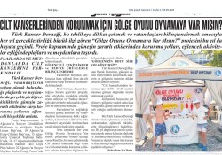 Cilt Kanserinden Korunmak için Gölge Oyunu Oynamaya Var mısın? - 2025