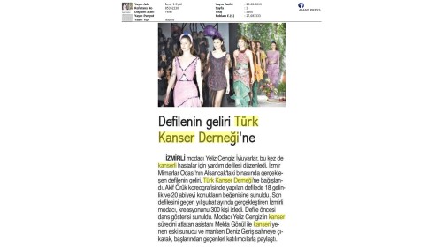İzmir'li Modacı Yeliz Cengiz'den Anlamlı Defile 2019