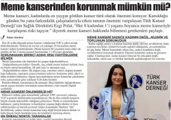 Meme Kanserinden Korunmak Mümkün mü?