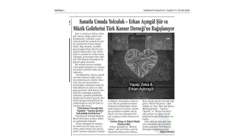 Erkan Açkıngül: “Sanat, iyileştirmenin bir yoludur.” - 2025